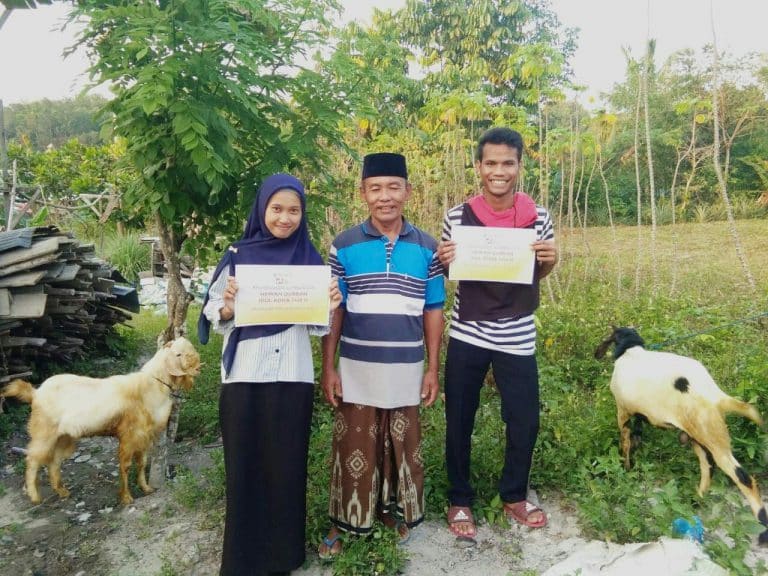 Penyerahan Sumbangan Hewan Qurban Idul Adha 1440 H