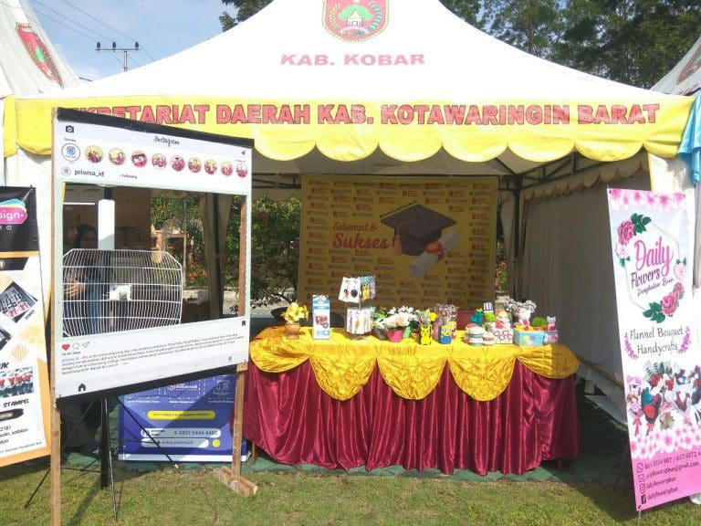 LPK Prisma ikut serta dalam Pameran Produk Karya Hasil Pelatihan Dinas Tenaga Kerja dan Transmigrasi