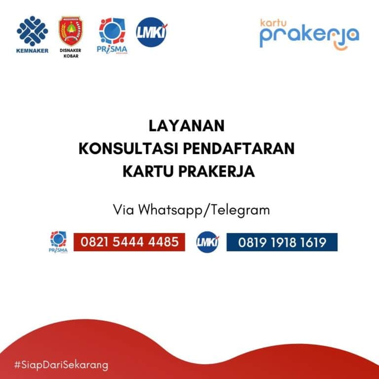 LPK Prisma Pangkalan Bun Bantu Sosialisasikan Kartu Prakerja