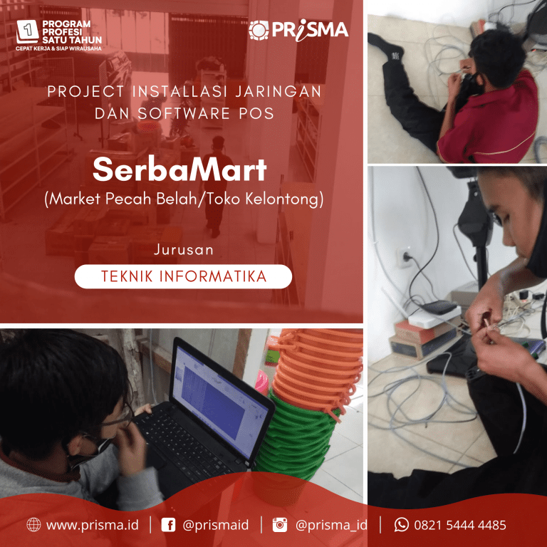 Project Installasi Jaringan dan Software POS di Serba Mart