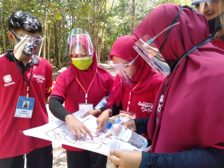 Sambut Peserta Didik Baru, LPK Prisma Adakan Outbound di Jurung Tiga