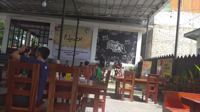 LPK Prisma Pangkalan Bun Ngopi Bersama KPU