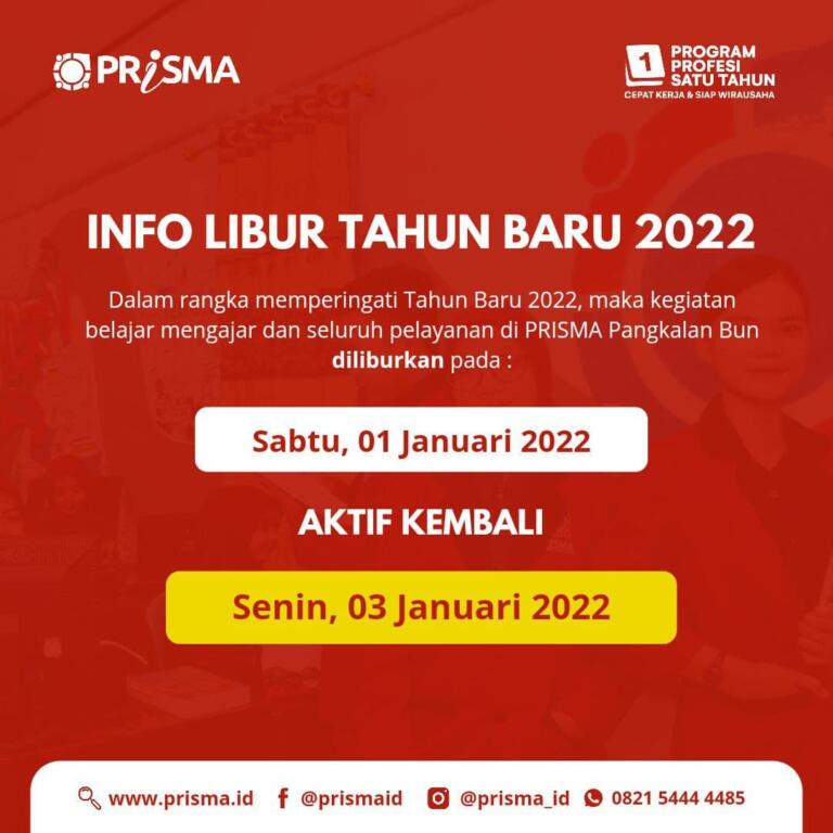Libur Tahun Baru 2022
