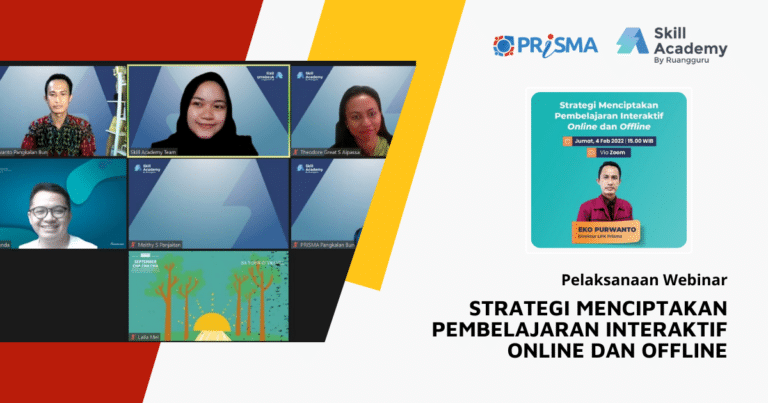 Prisma Bersama Skill Academy Gelar Webinar Strategi Ciptakan Pembelajaran Interaktif